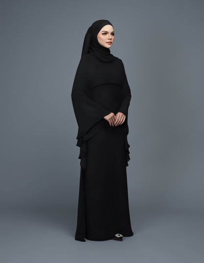 HAJRA ABAYA (BLACK)