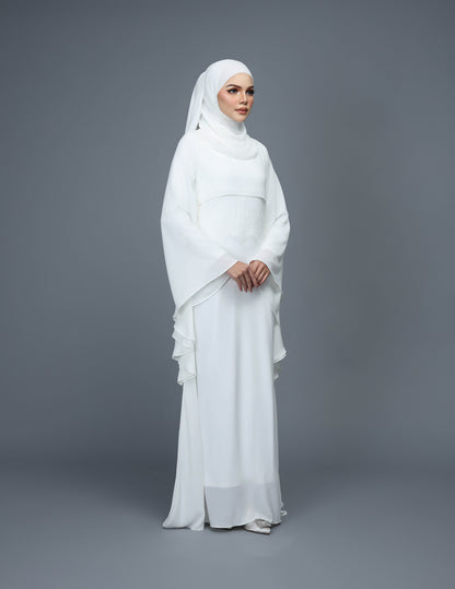 HAJRA ABAYA (OFF WHITE)