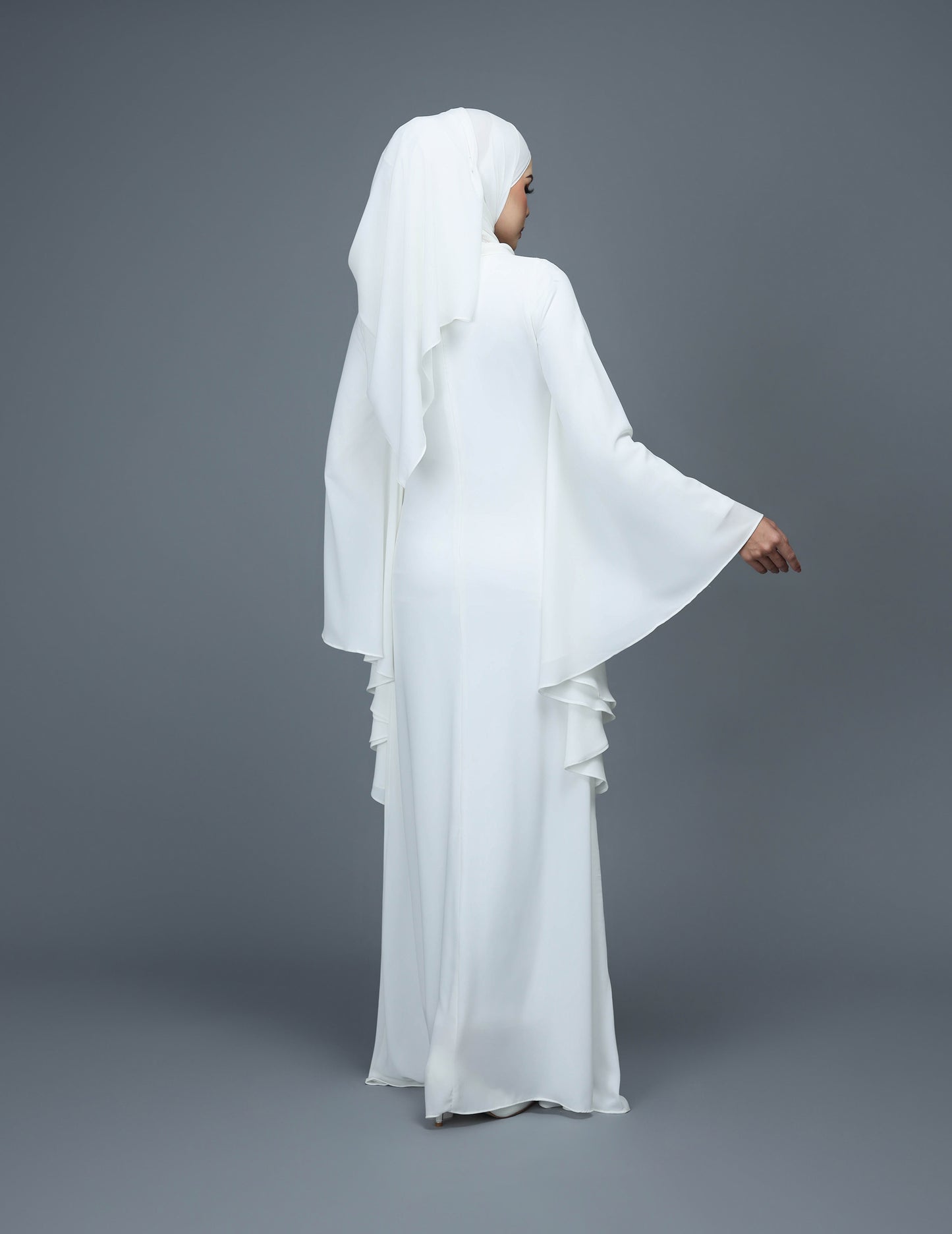 HAJRA ABAYA (OFF WHITE)