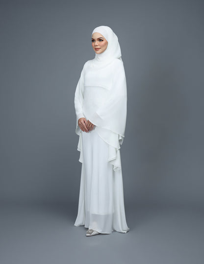 HAJRA ABAYA (OFF WHITE)