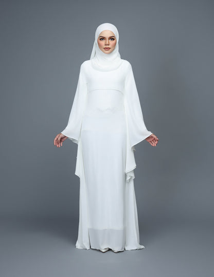 HAJRA ABAYA (OFF WHITE)