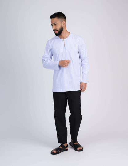 HAQEEM KURTA (LIGHT BLUE)