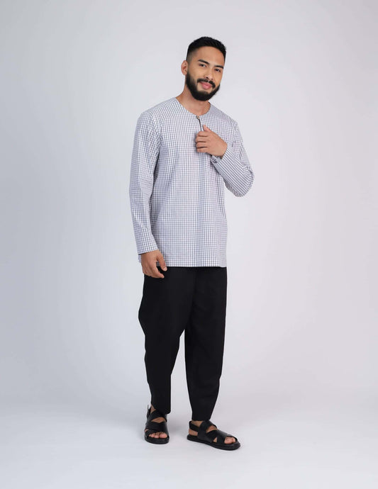 HAQEEM KURTA (WHITE)