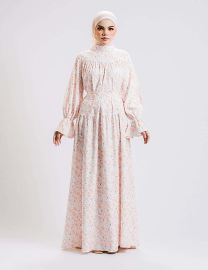 HAURA DRESS (PEACH)