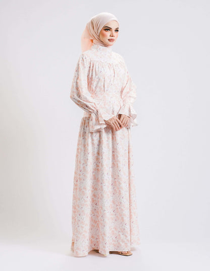 HAURA DRESS (PEACH)