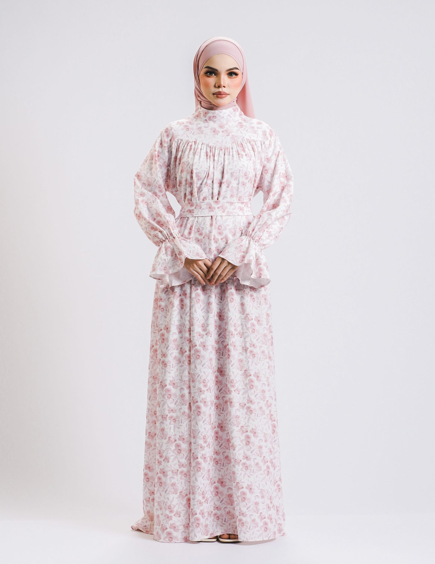 HAURA DRESS (PINK)