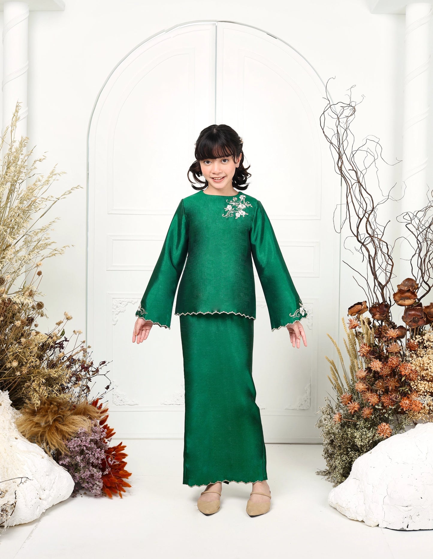 HAWA KURUNG FOR KIDS (EMERALD GREEN)