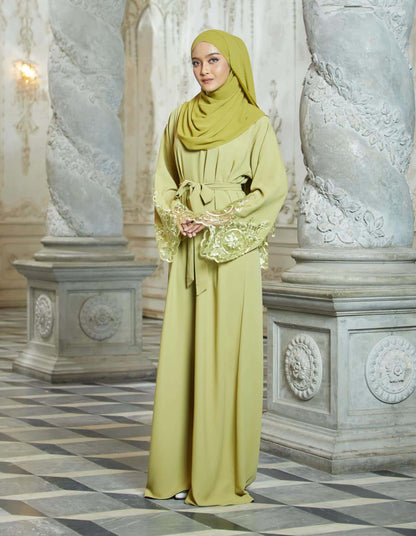 HAYAA ABAYA (OLIVE GREEN)