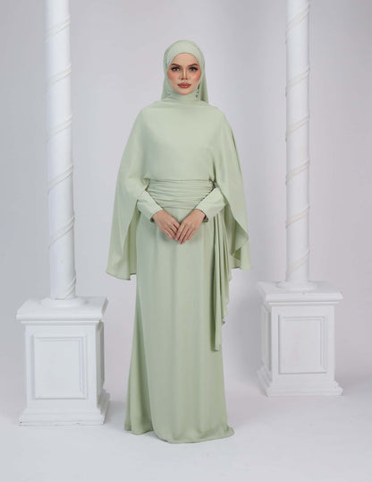 HYRA DRESS (GREEN TEA)