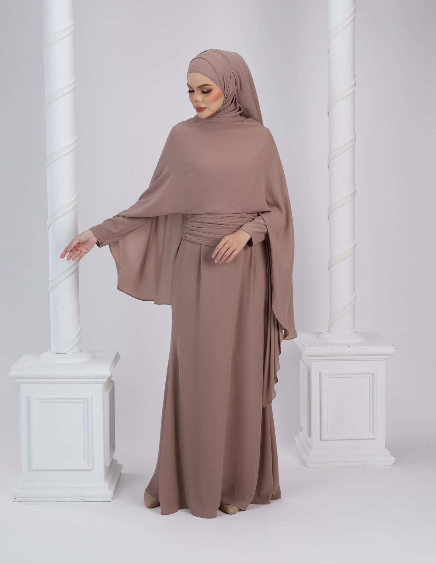 HYRA DRESS (KHAKI)