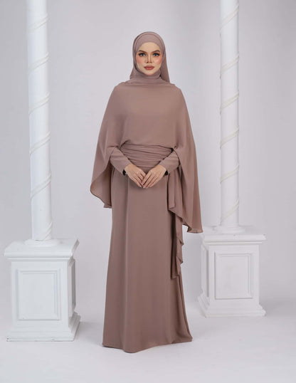 HYRA DRESS (KHAKI)