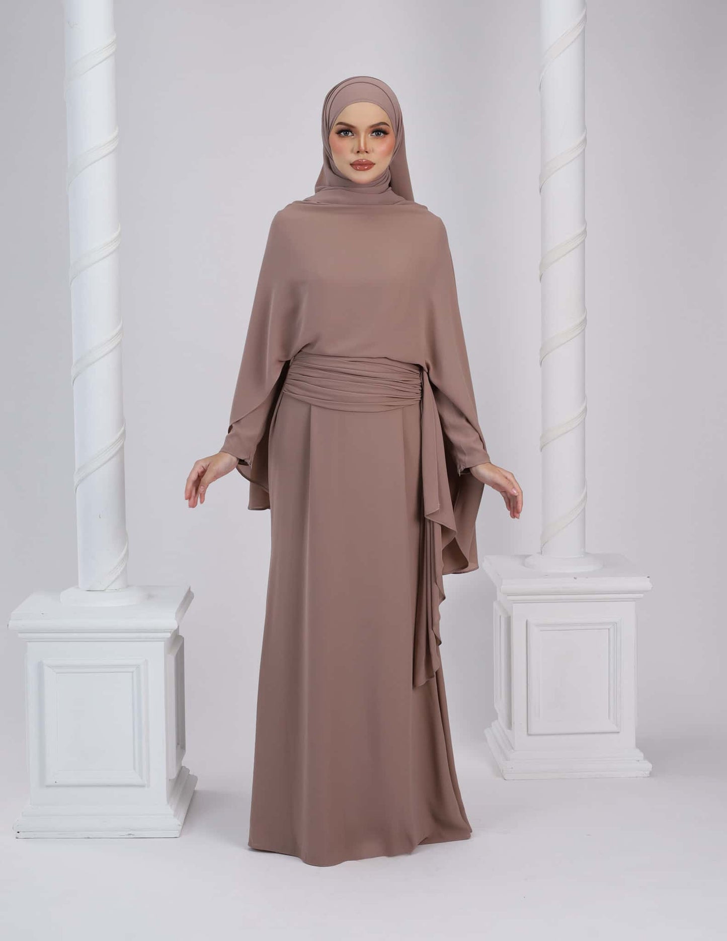 HYRA DRESS (KHAKI)