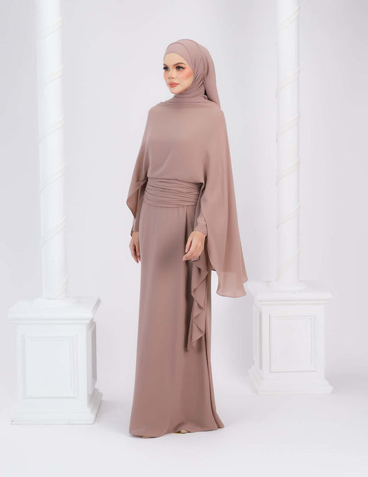 HYRA DRESS (KHAKI)