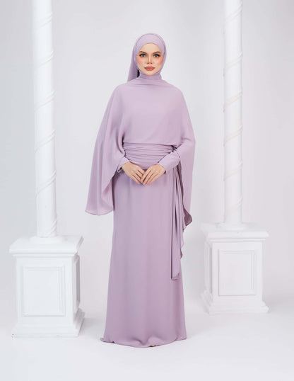 purple hijab dress Purple Hijab Dress 27922MOR
