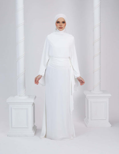 HYRA DRESS (OFF WHITE)