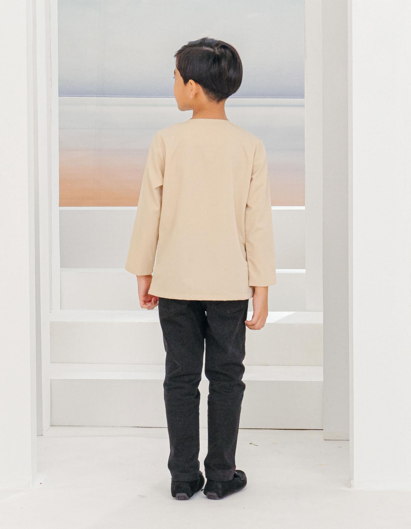 IDRIS KURTA FOR KIDS (CHAMPAGNE)