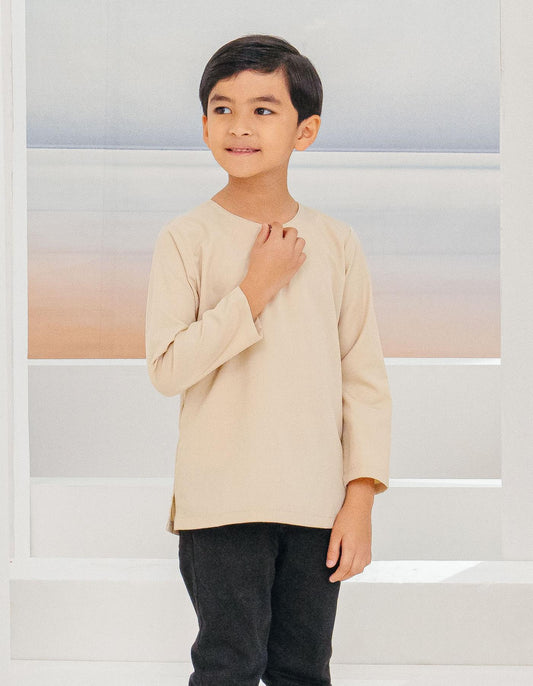 IDRIS KURTA FOR KIDS (CHAMPAGNE)