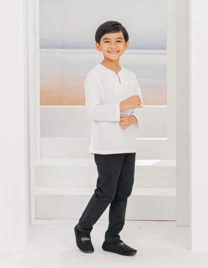 IDRIS KURTA FOR KIDS (OFF WHITE)