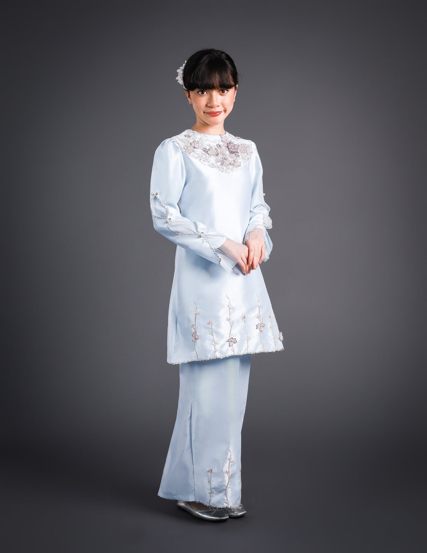 IRDINA KURUNG KIDS (BABY BLUE)