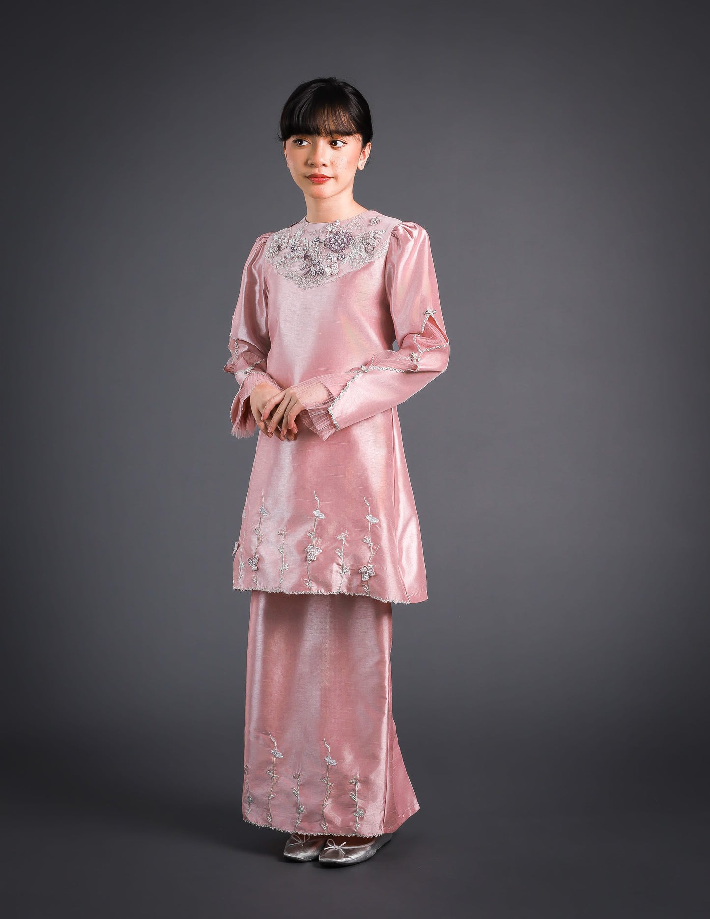 IRDINA KURUNG KIDS (DUSTY PINK)