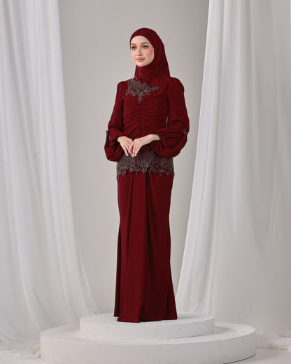 IZZEL KURUNG (BURGUNDY)