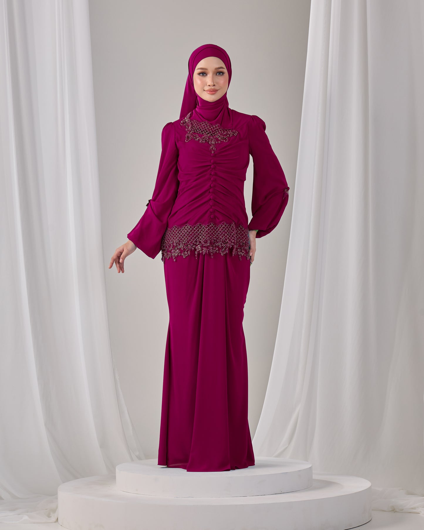 IZZEL KURUNG (DARK FUCHSIA)