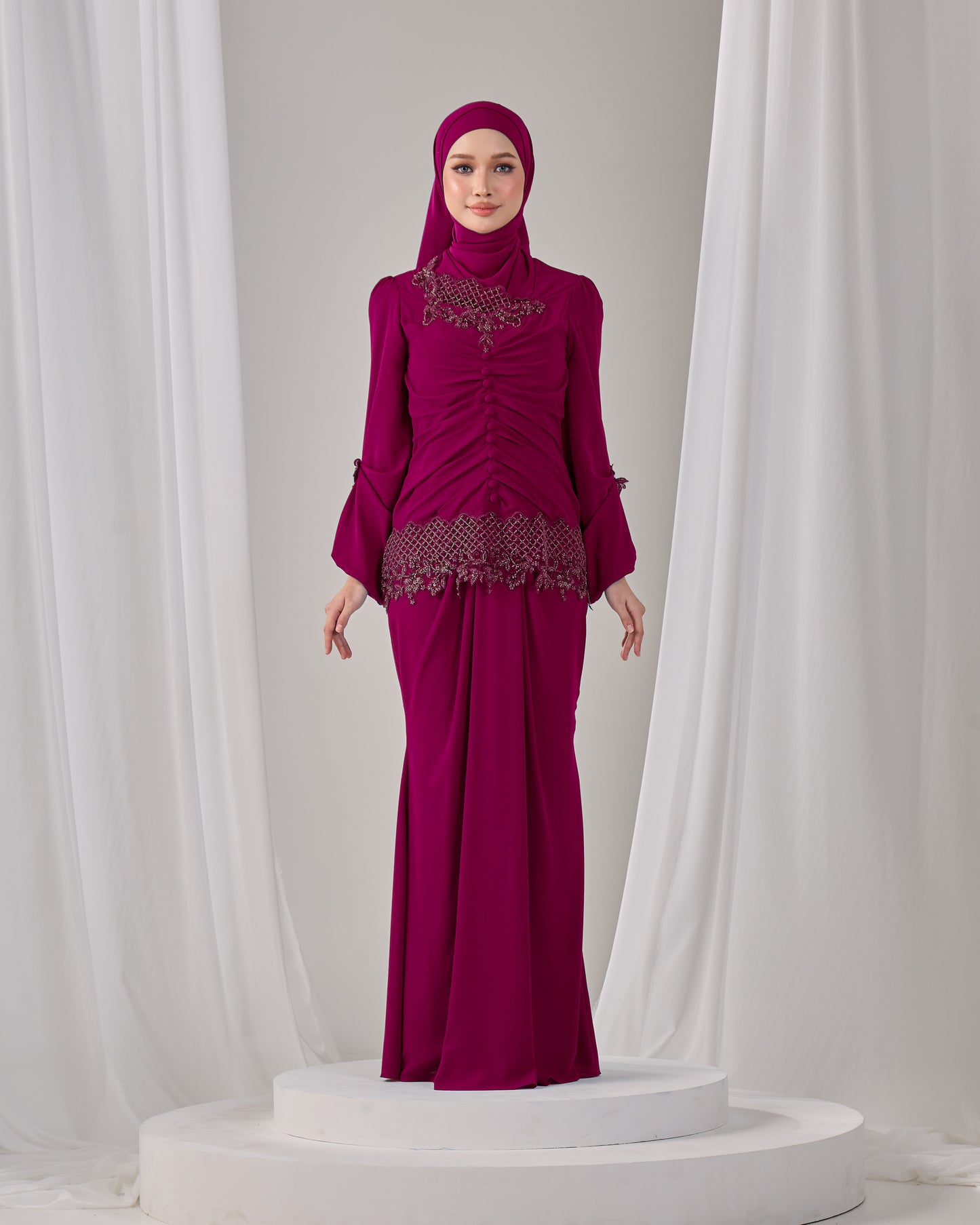 IZZEL KURUNG (DARK FUCHSIA)
