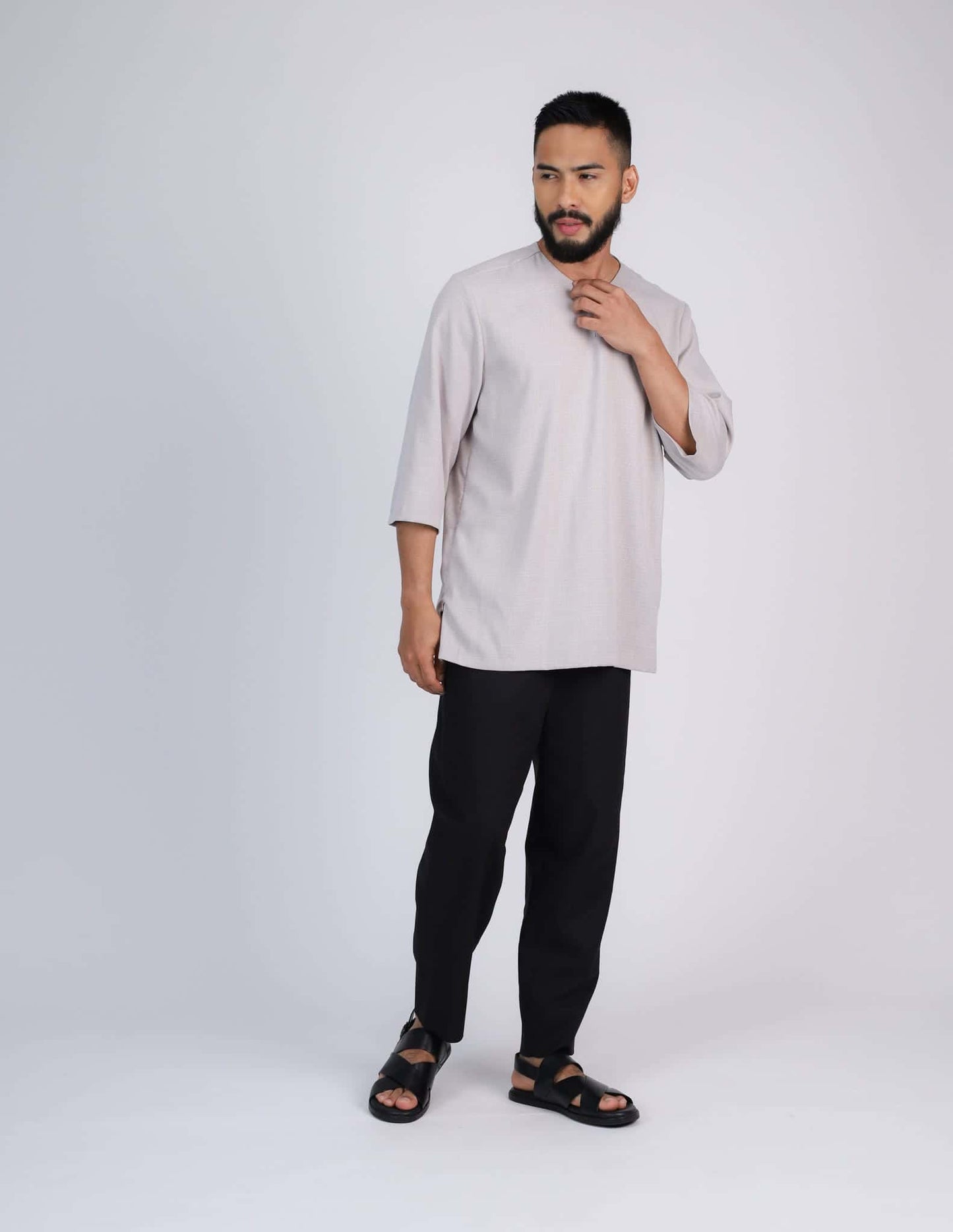 JABR KURTA (GREY)