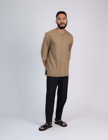 MINOR DEFECT JABR KURTA (KHAKI)