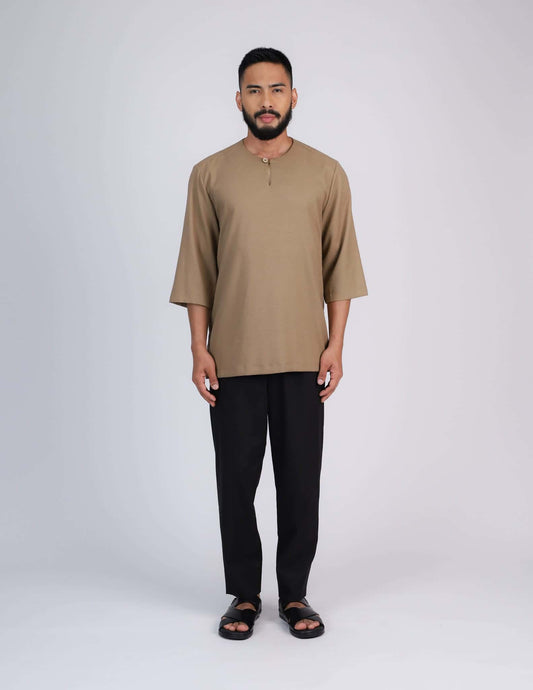 JABR KURTA (KHAKI)