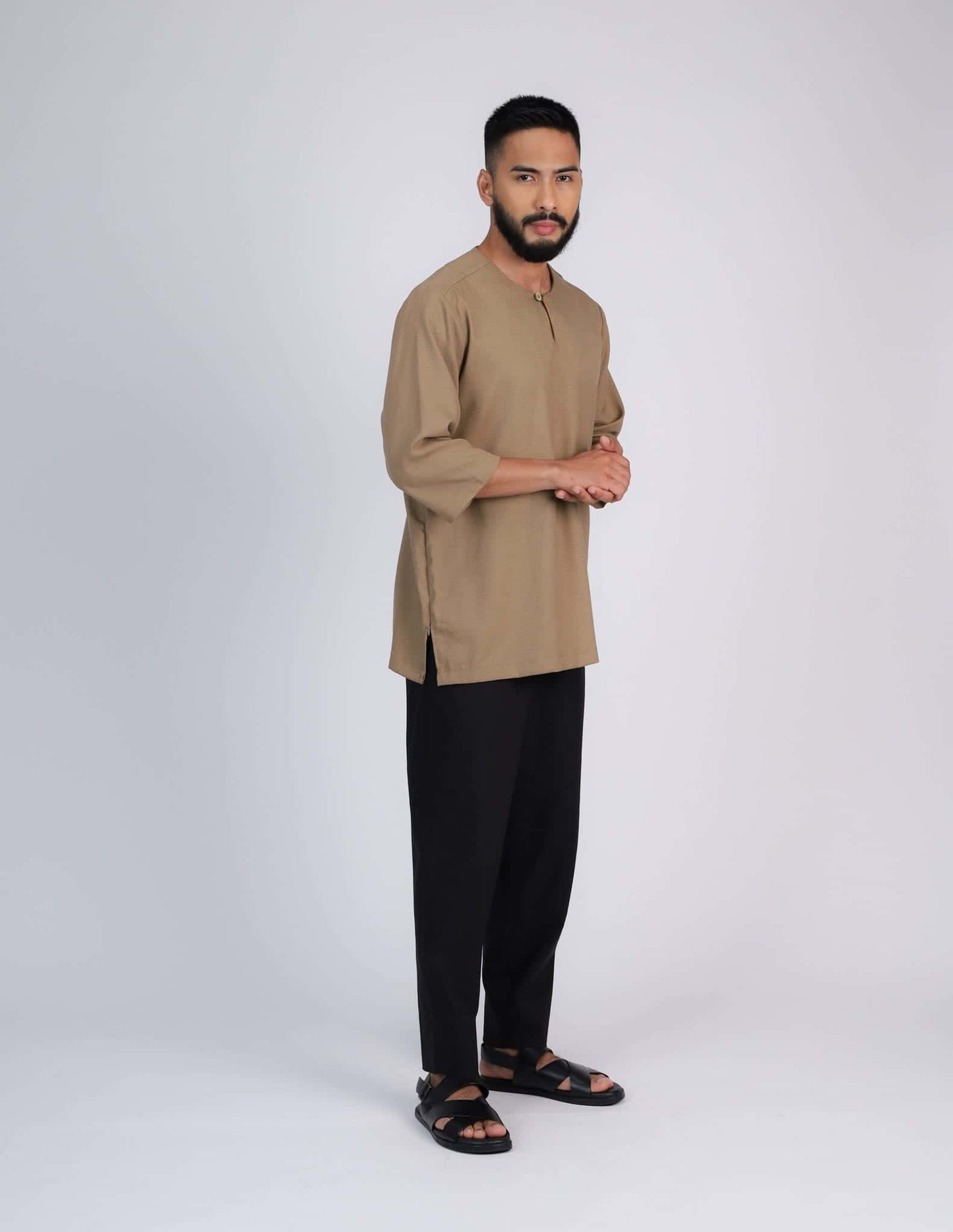 MINOR DEFECT JABR KURTA (KHAKI)