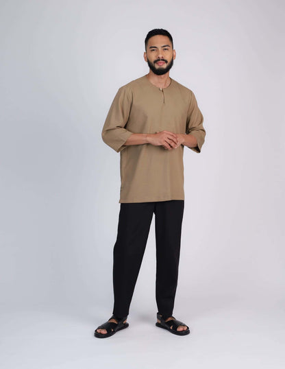 MINOR DEFECT JABR KURTA (KHAKI)