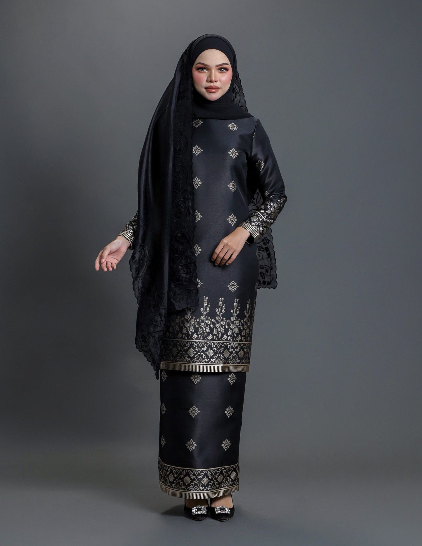 JUWITA KURUNG (BLACK)