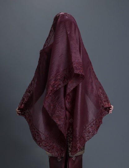 JUWITA VEIL (BURGUNDY)