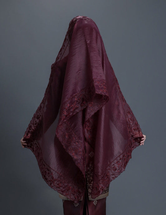 JUWITA VEIL (BURGUNDY)