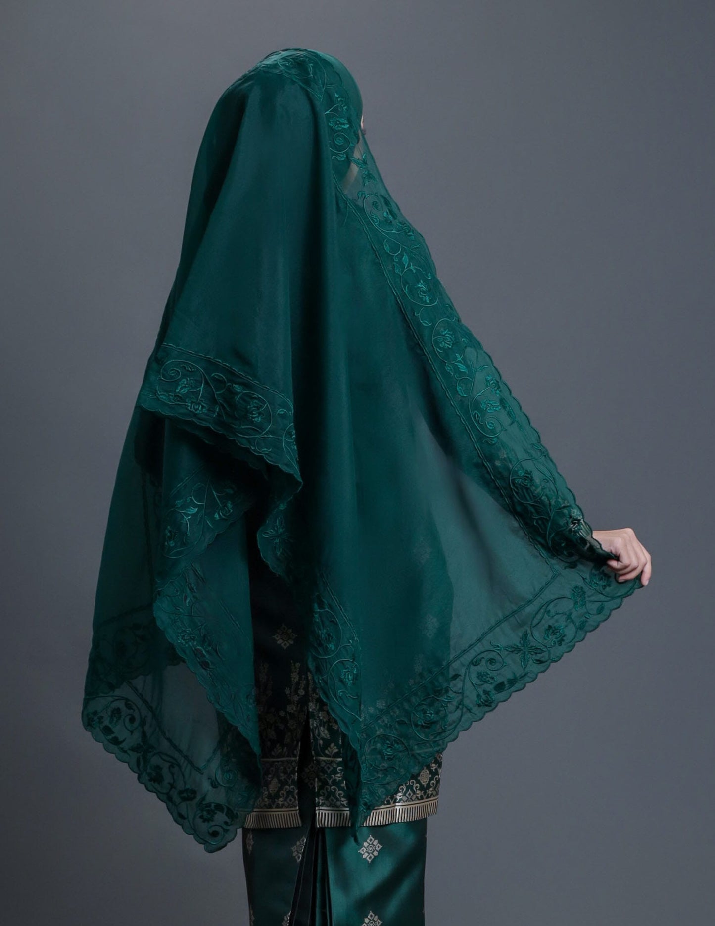 JUWITA VEIL (EMERALD GREEN)