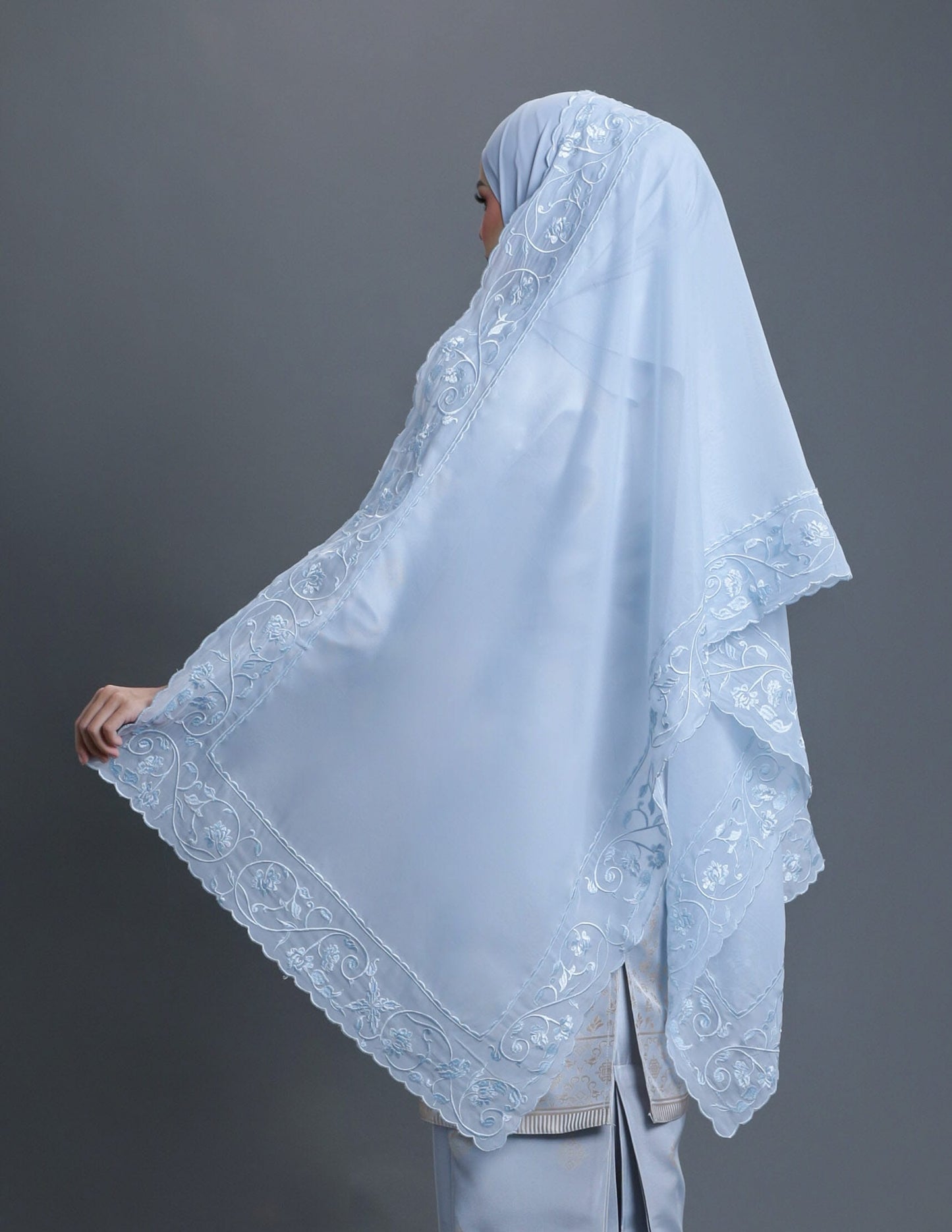 JUWITA VEIL (MISTY BLUE)