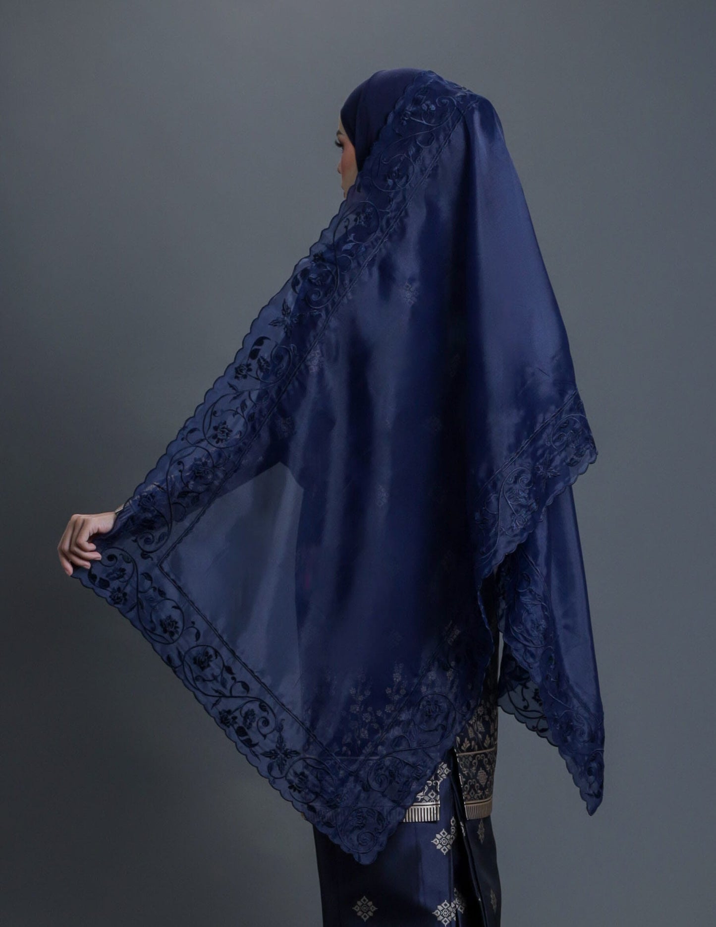 JUWITA VEIL (NAVY BLUE)