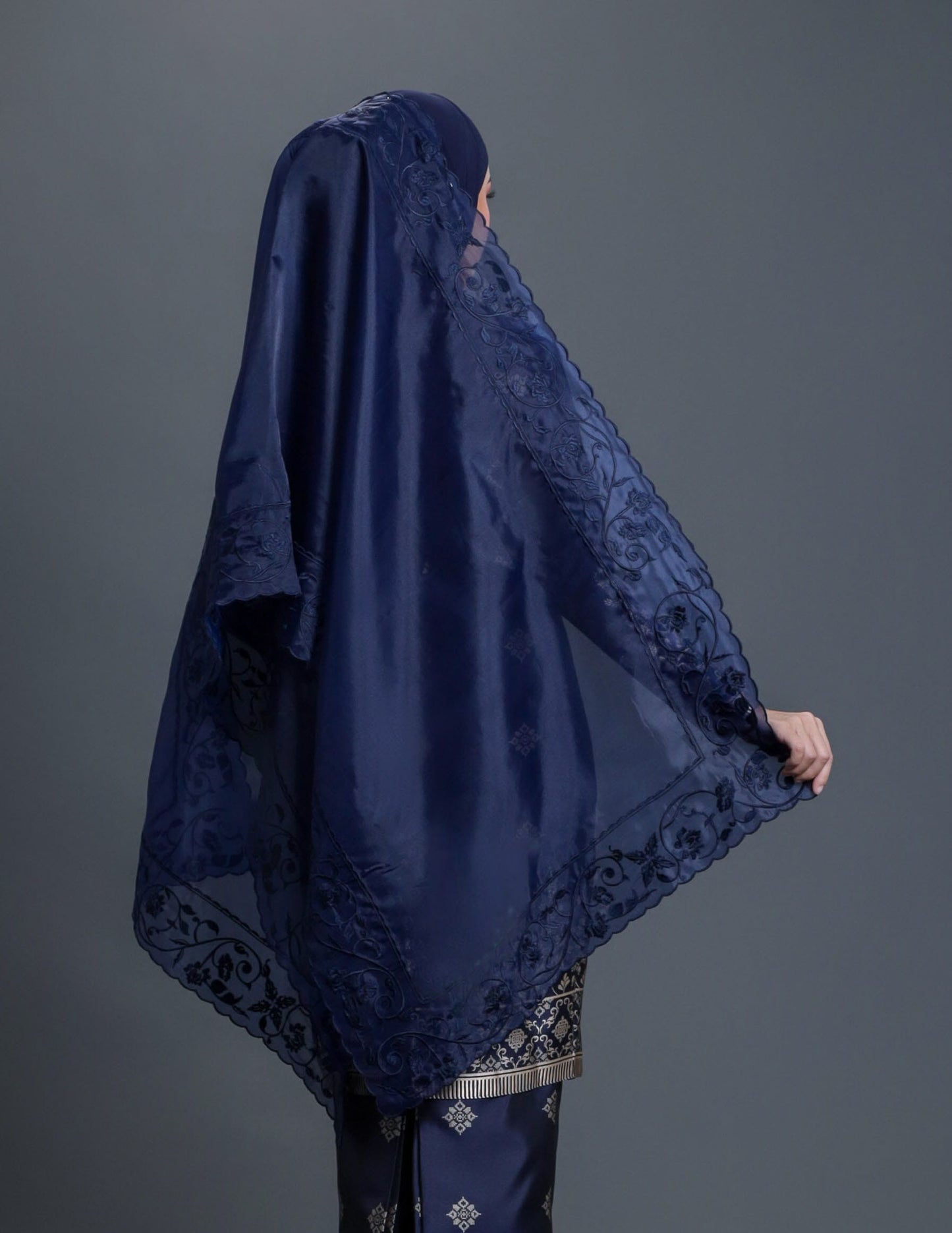 JUWITA VEIL (NAVY BLUE)