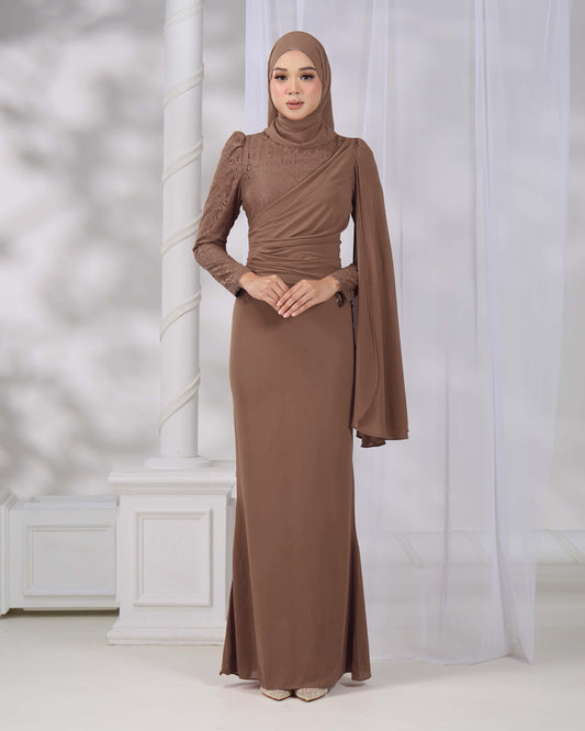 BRYNDA DRESS (KHAKI)