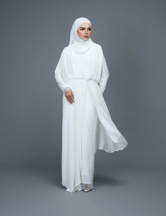 KHAWLA ABAYA (OFF WHITE)