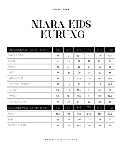 NIARA KURUNG KIDS (DIAMOND TEAL BLUE)