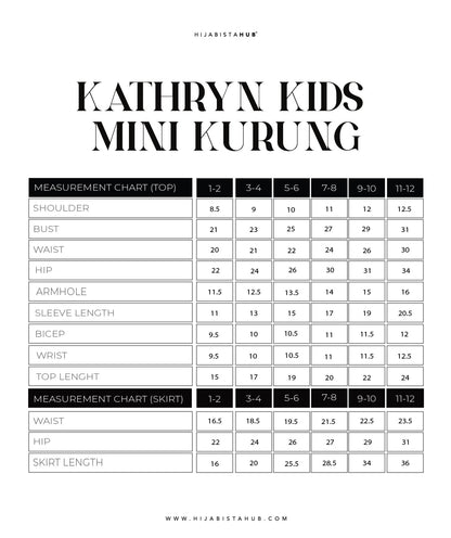 KATHRYN MINI KURUNG KIDS (DIAMOND TEAL BLUE)
