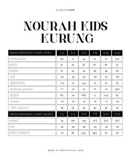 NOURAH KURUNG KIDS (DIAMOND TEAL BLUE)