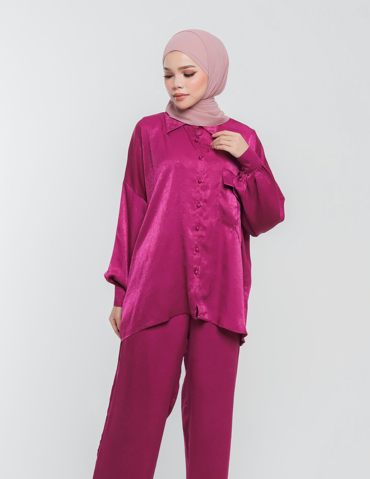 KLARA PANTS (FUCHSIA)