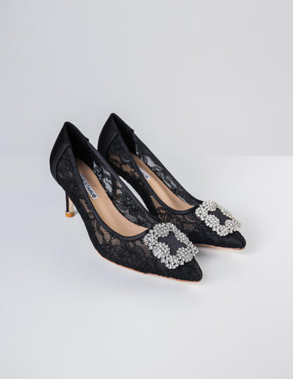 LACEY HEELS ( BLACK)