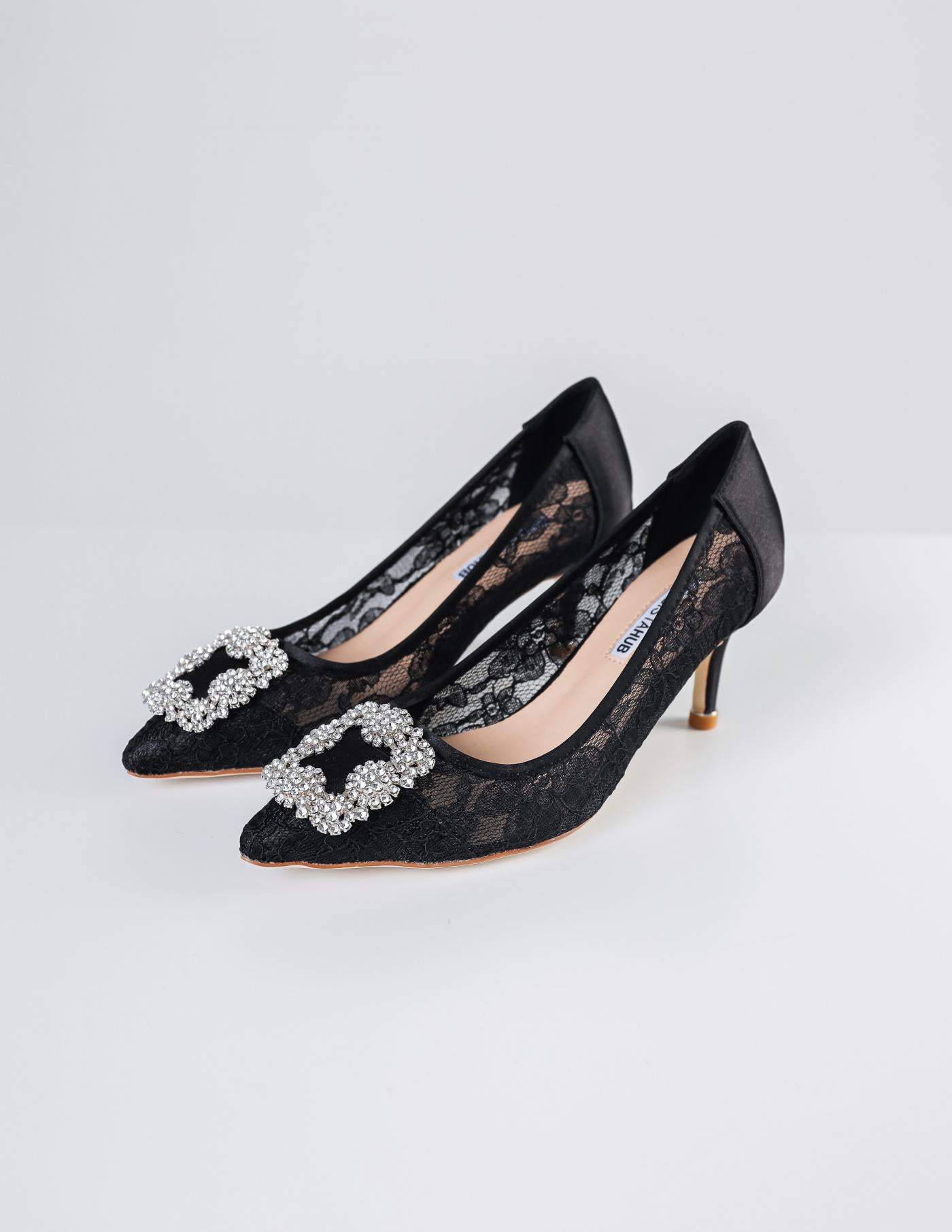 LACEY HEELS ( BLACK)