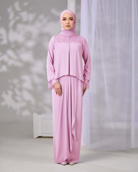 ELVARA MINI KURUNG (LILAC)