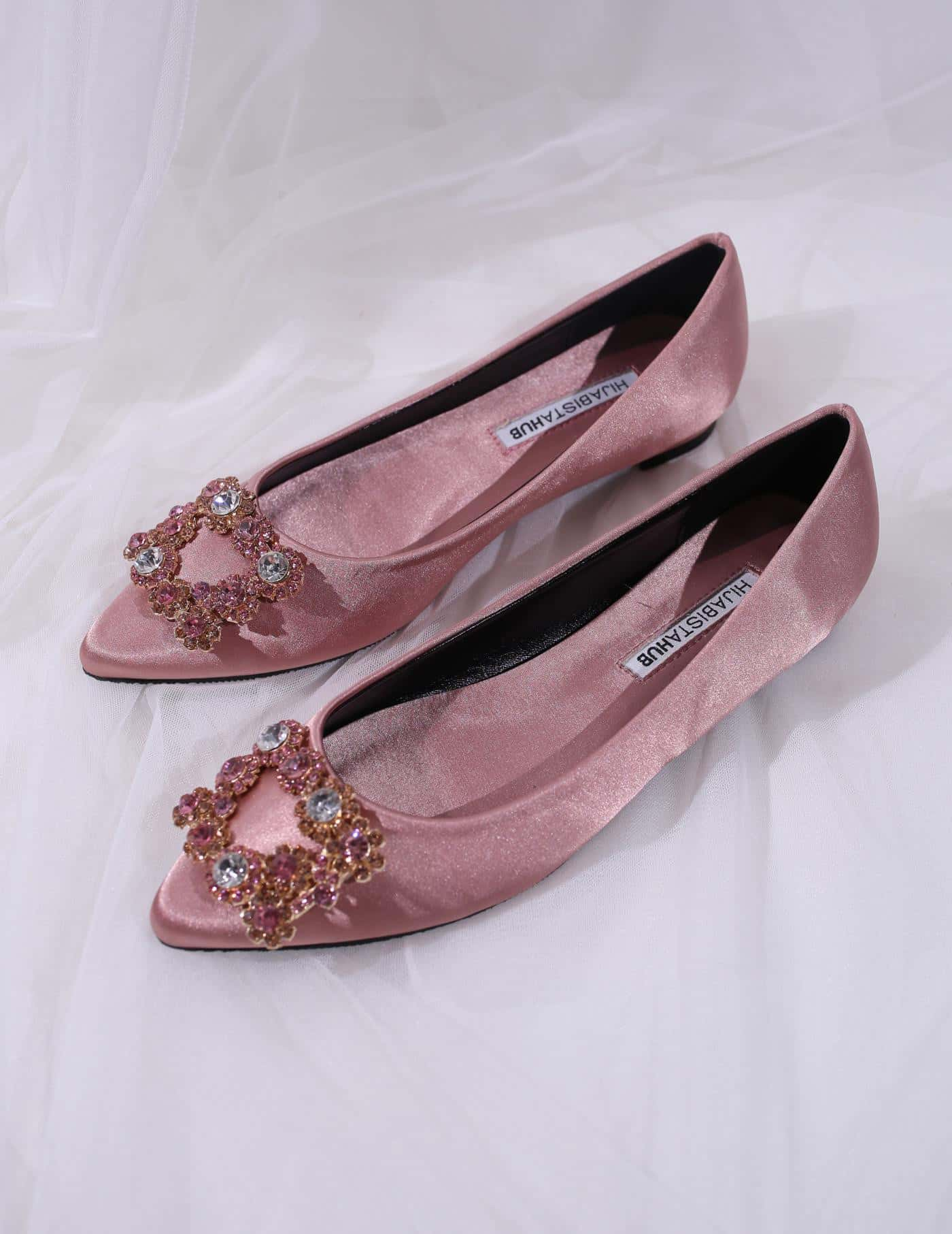 MINOR DEFECT LYNDA FLAT SHOES (ROSE PINK)