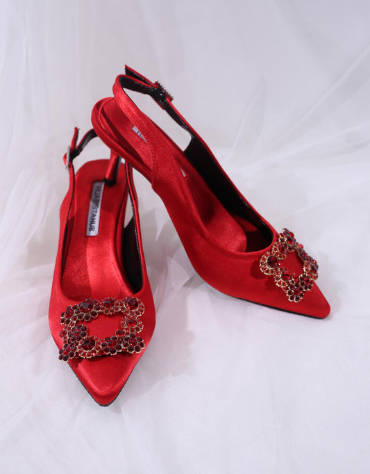 LYNDA HEELS (RED CHILI)